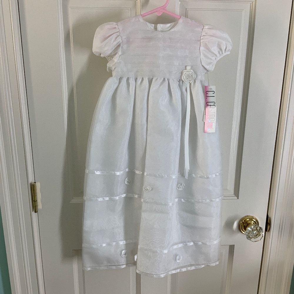 C. I. Castro Christening Dress and Cap